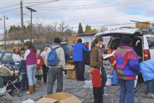 Annual Blanket Distribution @ Vacant Lot across from the previous home of Samaritan's Ministries | Winston-Salem | North Carolina | United States